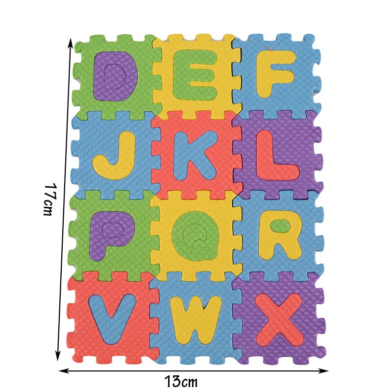 Tapete de EVA com letras